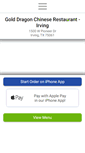 Mobile Screenshot of golddragonirving.com
